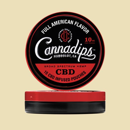 CBD Pouches Full American 10mg Cannadips