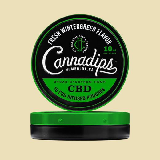 CBD Pouches Wintergreen 10mg Cannadips