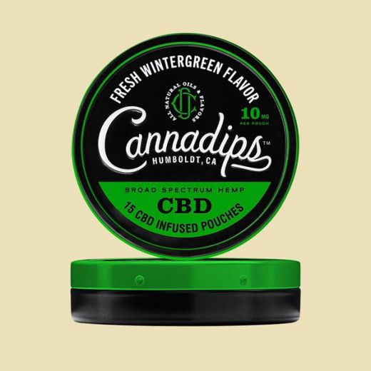 CBD Pouches Mint 10mg Cannadips