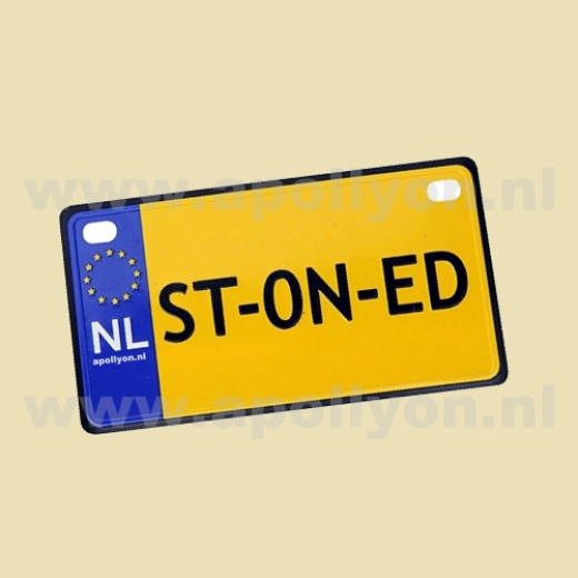 Nummerplaat ST-ON-ED Klein Magnetisch