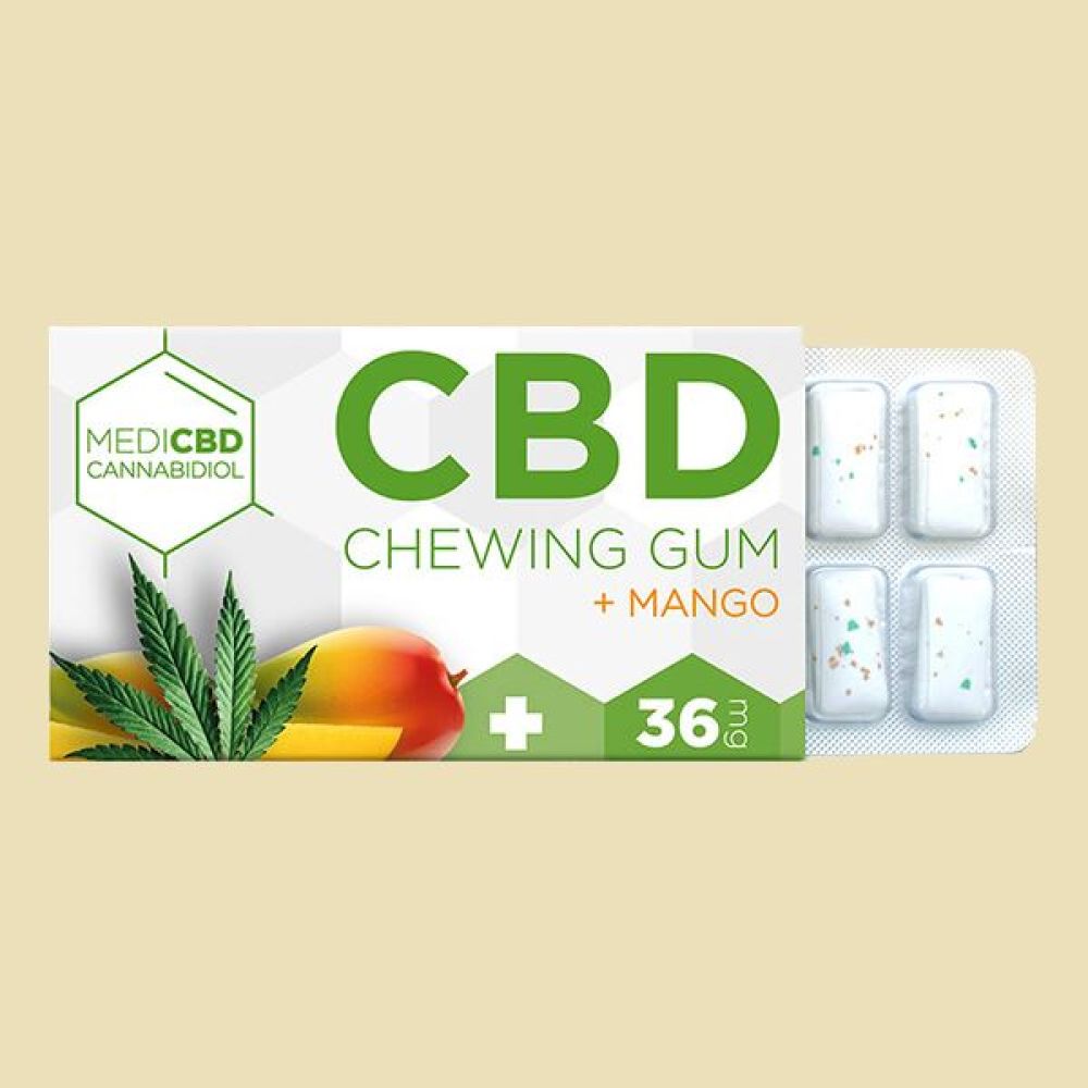 MediCBD CBD  Kauwgom 36MG Mango